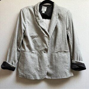 Paraphrase cotton blend gray blazer Sz M